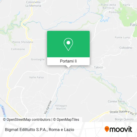 Mappa Bigmat Ediltutto S.P.A.