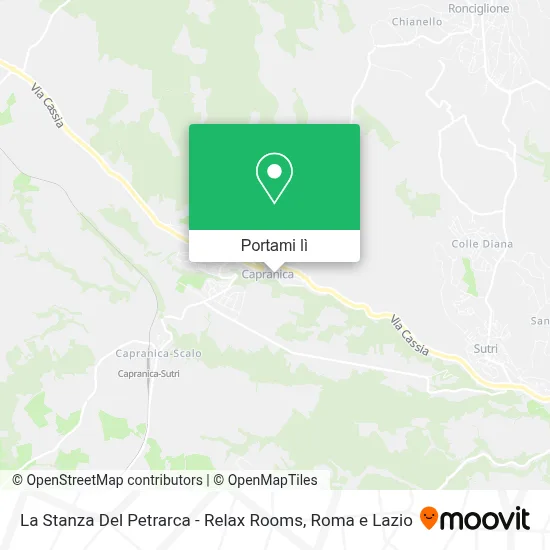 Mappa La Stanza Del Petrarca - Relax Rooms