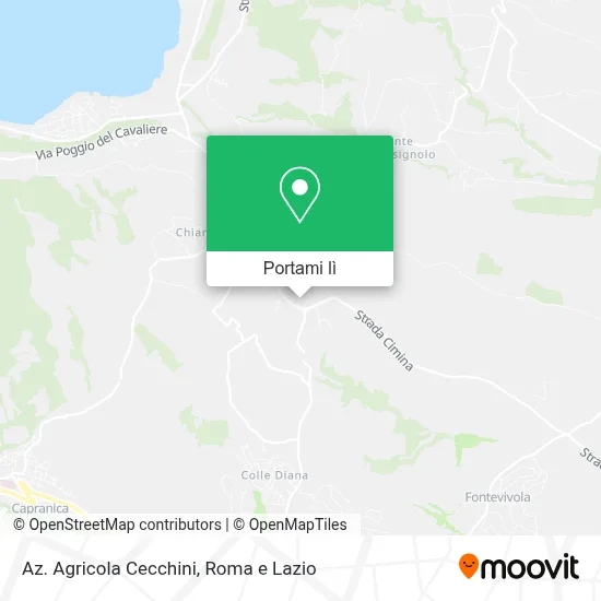 Mappa Az. Agricola Cecchini