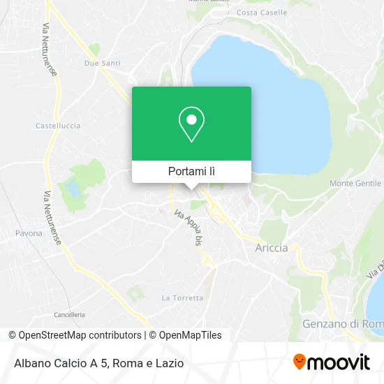 Mappa Albano Calcio A 5