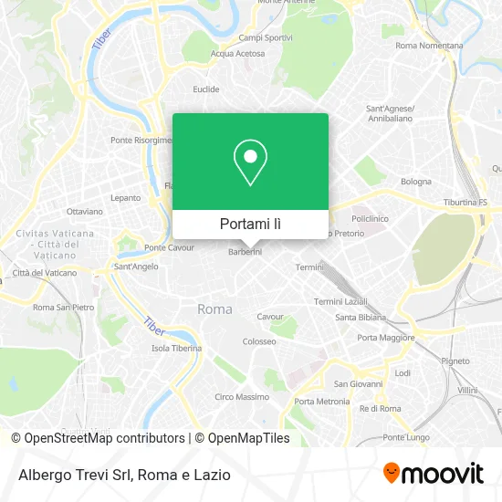 Mappa Albergo Trevi Srl