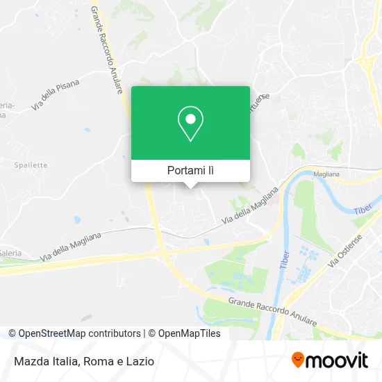 Mappa Mazda Italia