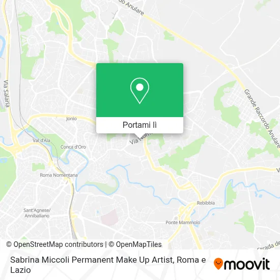 Mappa Sabrina Miccoli Permanent Make Up Artist