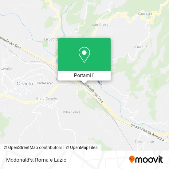 Mappa Mcdonald's