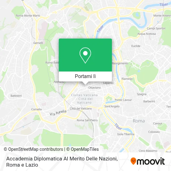 Mappa Accademia Diplomatica Al Merito Delle Nazioni