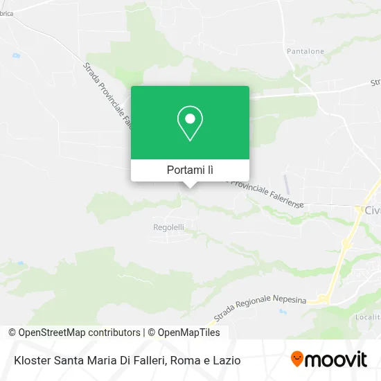 Mappa Kloster Santa Maria Di Falleri