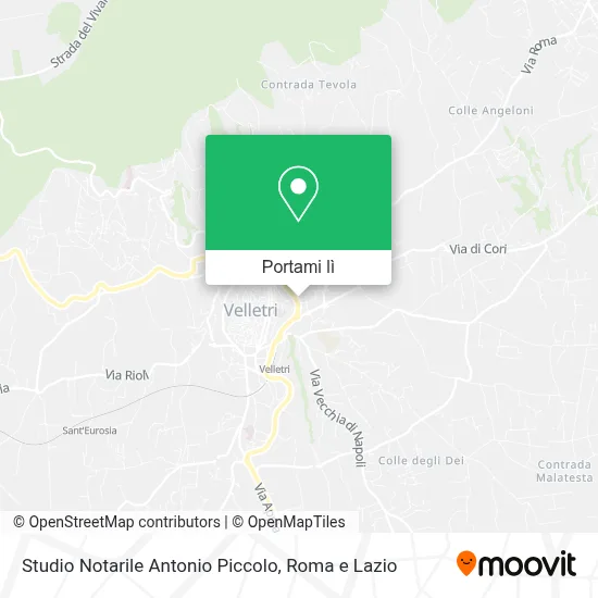 Mappa Studio Notarile Antonio Piccolo