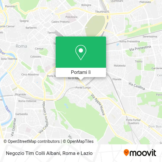 Mappa Negozio Tim Colli Albani