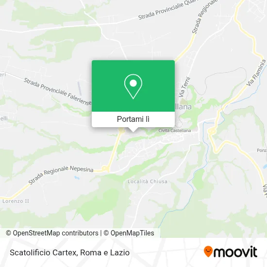 Mappa Scatolificio Cartex