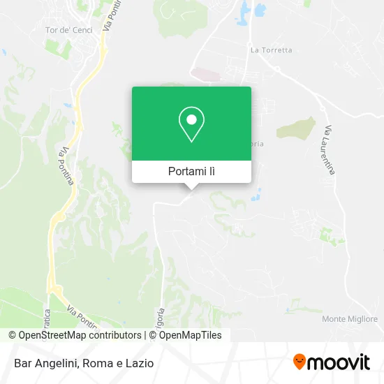 Mappa Bar Angelini