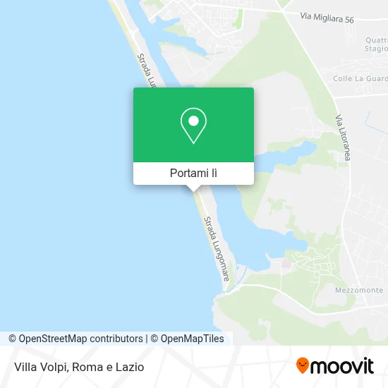 Mappa Villa Volpi