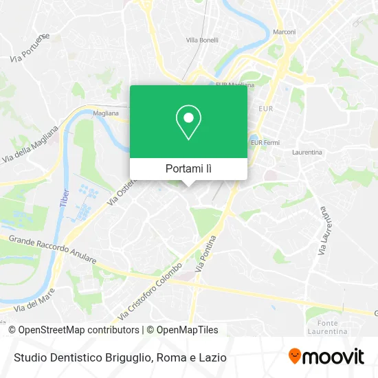 Mappa Studio Dentistico Briguglio