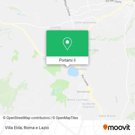 Mappa Villa Elda