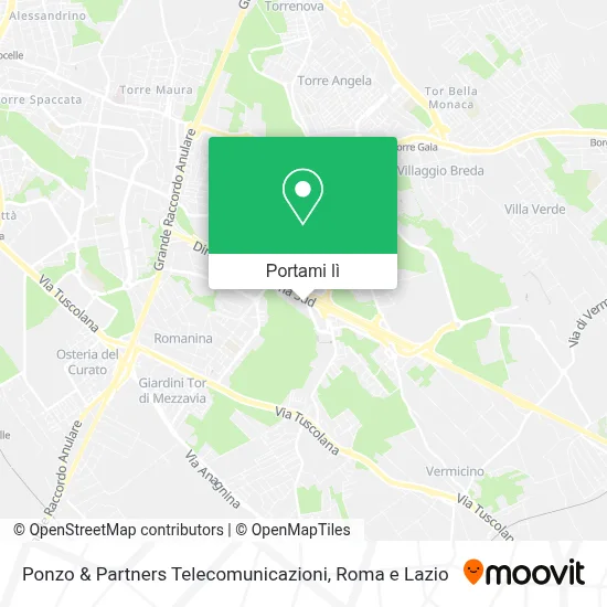 Mappa Ponzo & Partners Telecomunicazioni