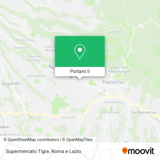 Mappa Supermercato Tigre