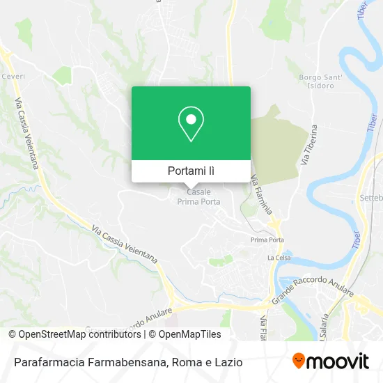 Mappa Parafarmacia Farmabensana