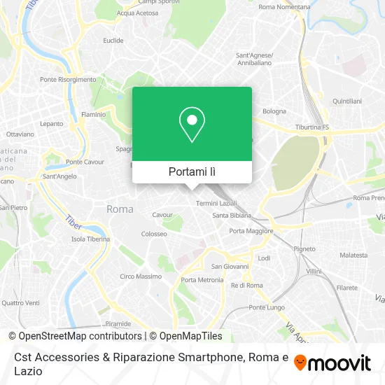 Mappa Cst Accessories & Riparazione Smartphone