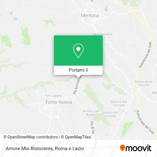 Mappa Amore Mio Ristorante