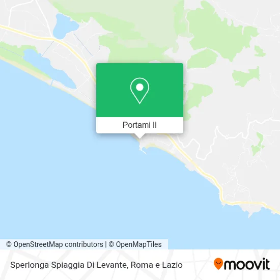 Mappa Sperlonga Spiaggia Di Levante