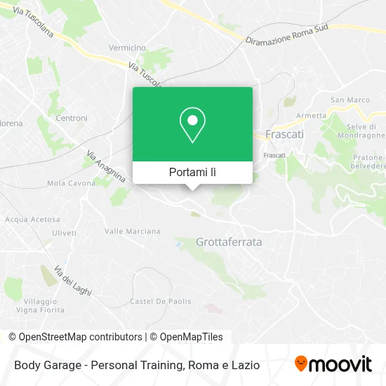 Mappa Body Garage - Personal Training