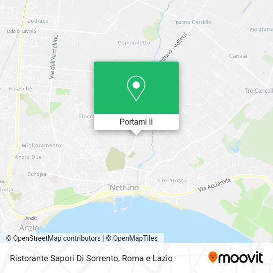Mappa Ristorante Sapori Di Sorrento