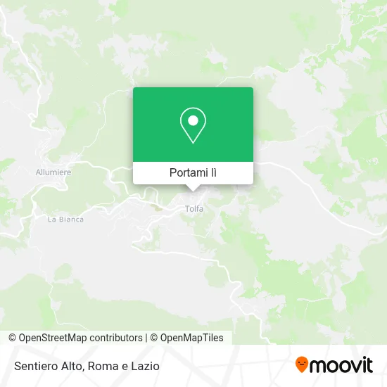 Mappa Sentiero Alto
