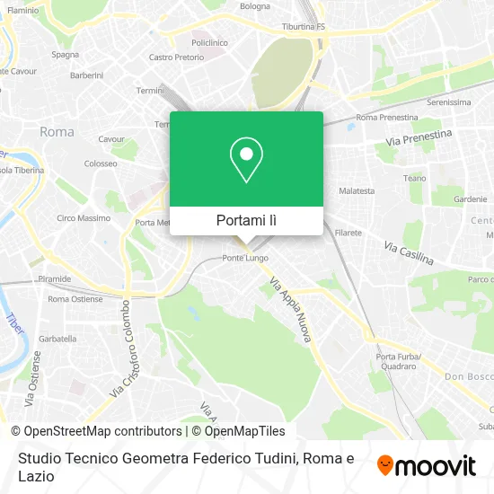 Mappa Studio Tecnico Geometra Federico Tudini