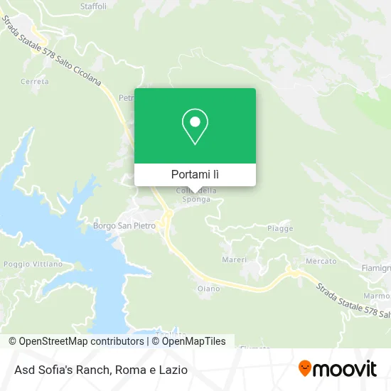 Mappa Asd Sofia's Ranch