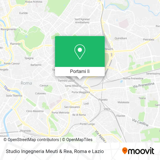 Mappa Studio Ingegneria Meuti & Rea