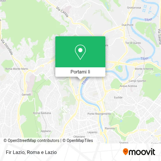 Mappa Fir Lazio