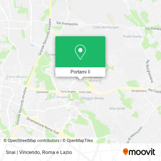 Mappa Snai | Vincendo