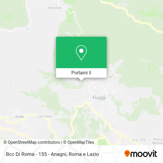 Mappa Bcc Di Roma - 155 - Anagni