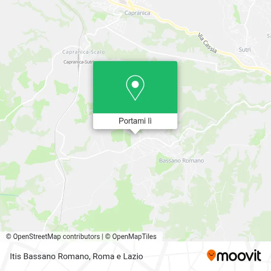 Mappa Itis Bassano Romano