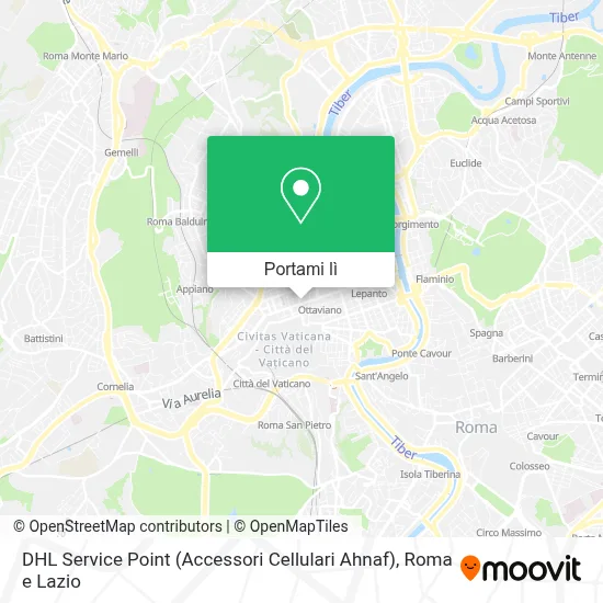 Mappa DHL Service Point (Accessori Cellulari Ahnaf)