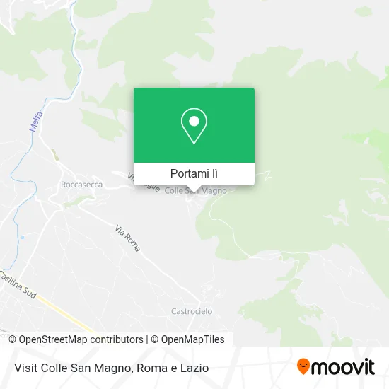 Mappa Visit Colle San Magno