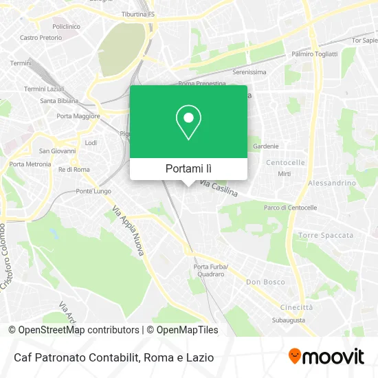 Mappa Caf Patronato Contabilit