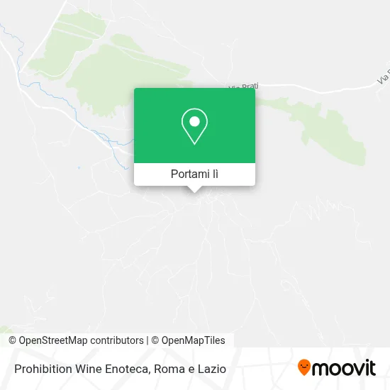 Mappa Prohibition Wine Enoteca