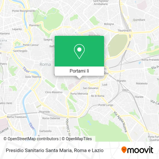 Mappa Presidio Sanitario Santa Maria