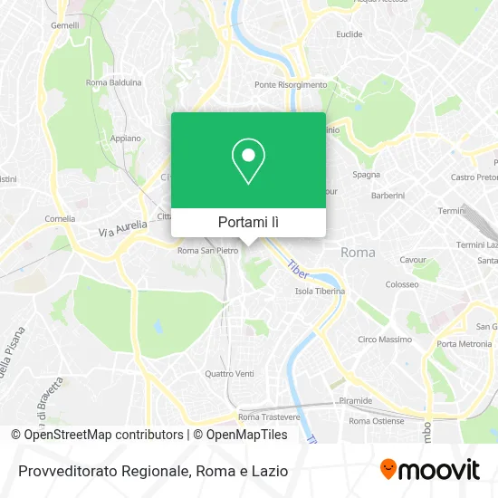 Mappa Provveditorato Regionale