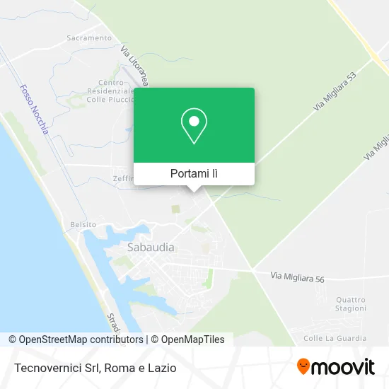 Mappa Tecnovernici Srl