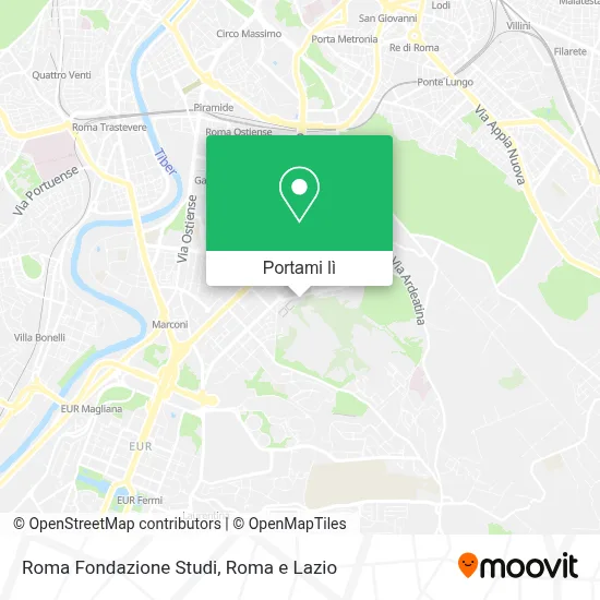 Mappa Roma Fondazione Studi