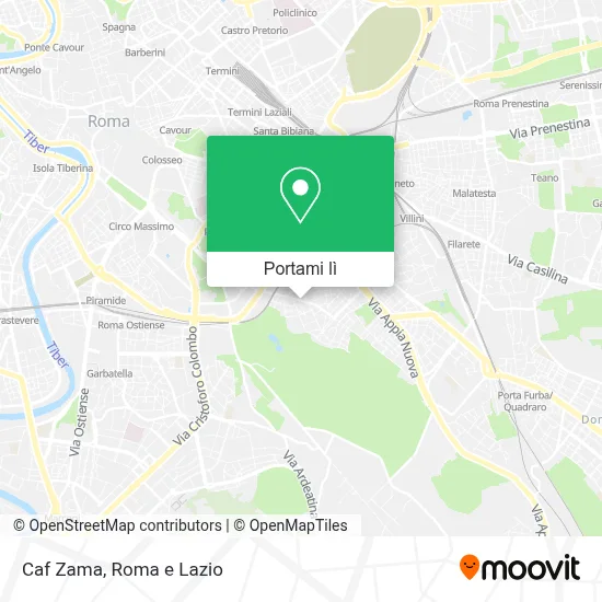Mappa Caf Zama
