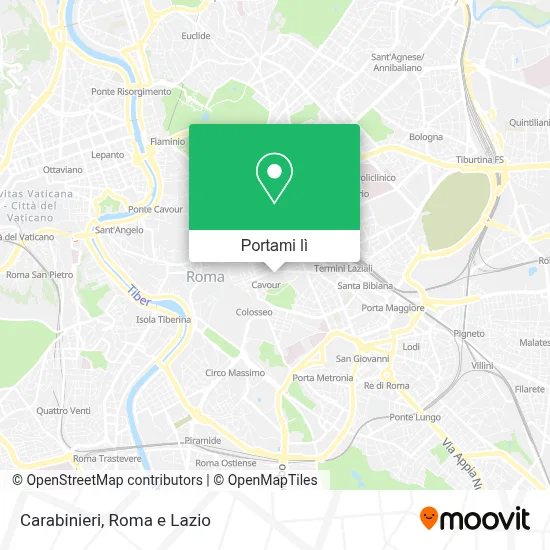 Mappa Carabinieri