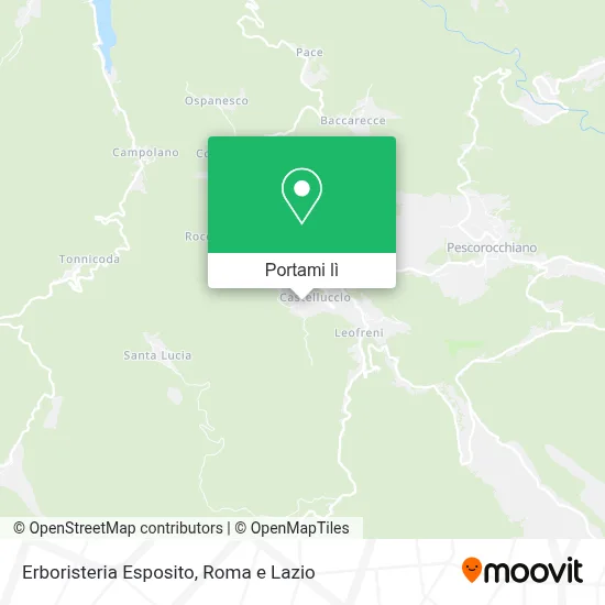 Mappa Erboristeria Esposito
