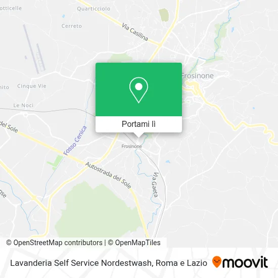 Mappa Lavanderia Self Service Nordestwash