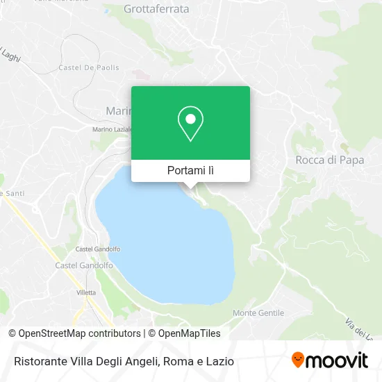 Mappa Ristorante Villa Degli Angeli