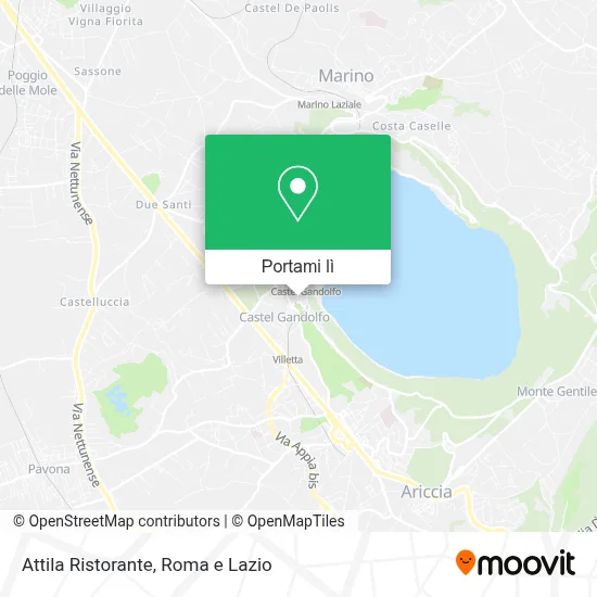 Mappa Attila Ristorante