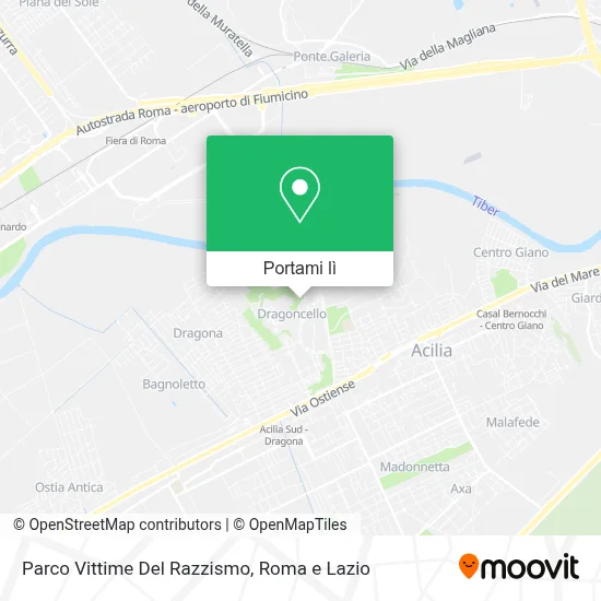 Mappa Parco Vittime Del Razzismo