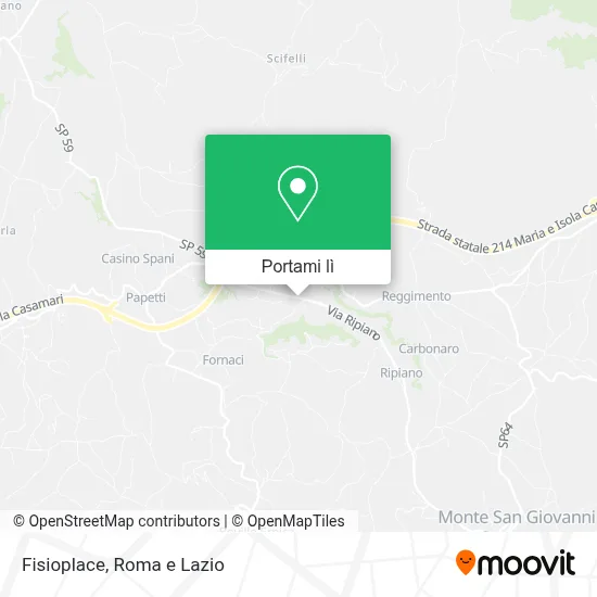 Mappa Fisioplace