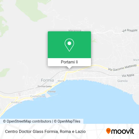 Mappa Centro Doctor Glass Formia